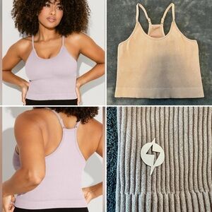 POPFLEX What’s the Scoop Seamless Crop Tank